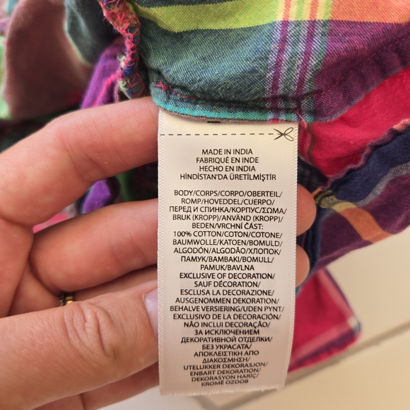 Ralph Lauren Navy Dress and Plaid Dress Set - Picture 6 of 8